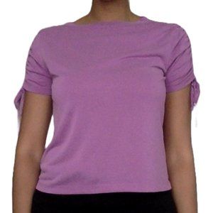 Banana Republic Short Sleeve Lilac Top